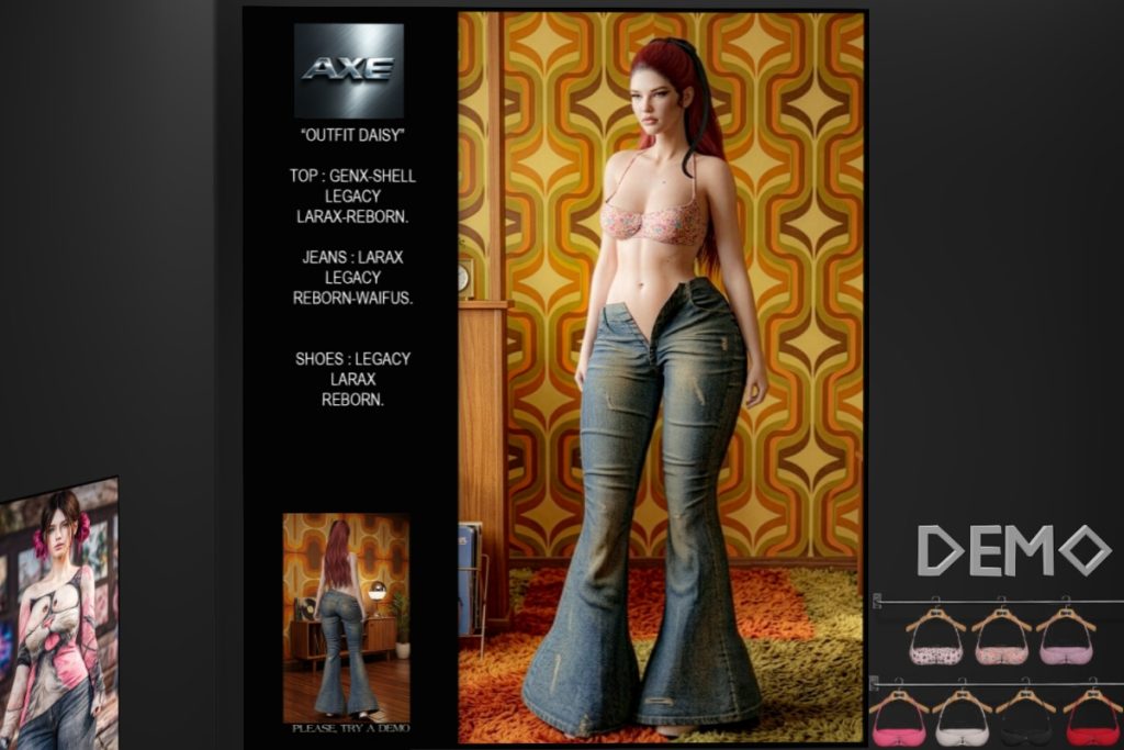 Daisy Outfit - GenX/Legacy/MaitreyaX/Reborn/+mods, L$150 each