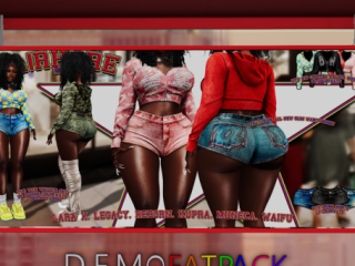 Denim Shorts, Legacy/Inithium/Maitreya/Reborn/Yentements/+mods, L$299 each/L$1599 FP