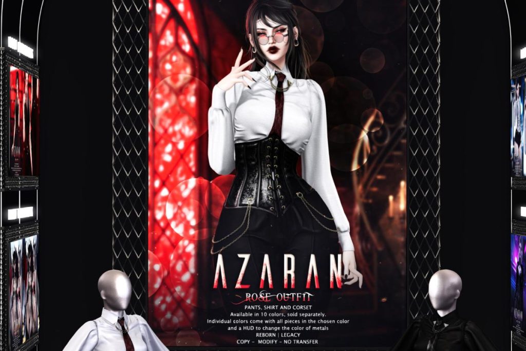 Rose Outfit - Legacy/Reborn, L$449 each/L$1899 FP