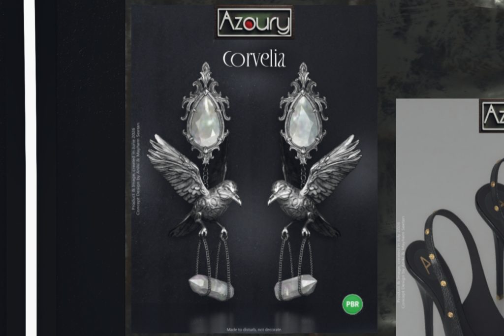 Corvelia Earrings, L$349