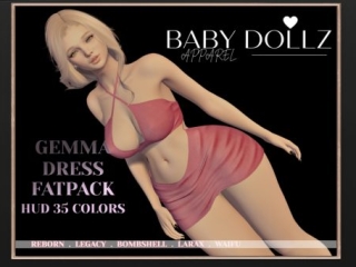 Gemma Dress - Legacy/MaitreyaX/Reborn/+mods, L$169 each/L$450 FP