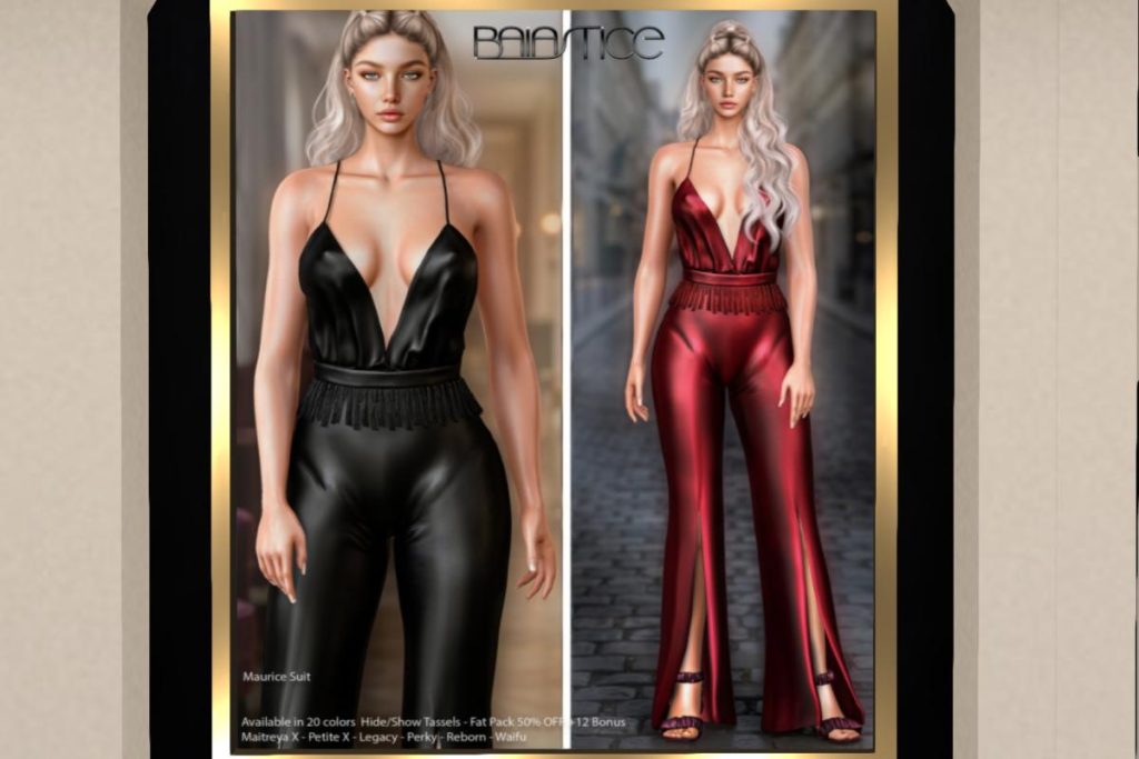 Maurice Suit - Legacy/MaitreyaX/Reborn/+mods, L$188 each/L$1888 FP