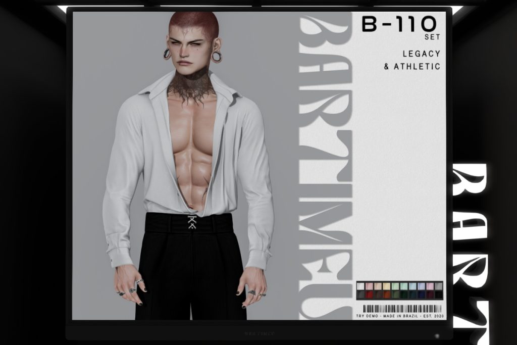 B-110 Shirt &amp; Trousers - Legacy/+mods, L$380 each/L$2500 each FP/L$3999 MP