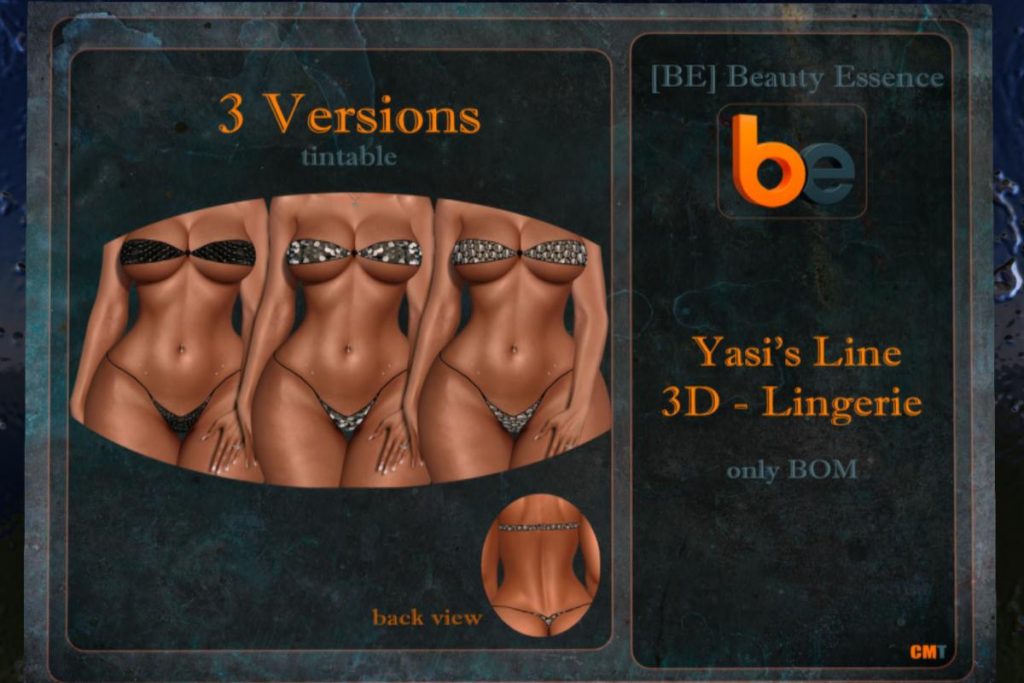 3D Lingerie - BOM, L$199