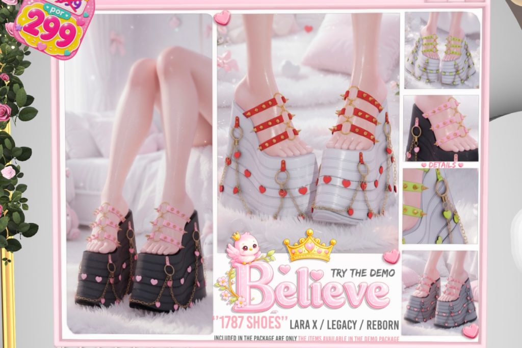 1787 Shoes - Legacy/MaitreyaX/Reborn, L$299