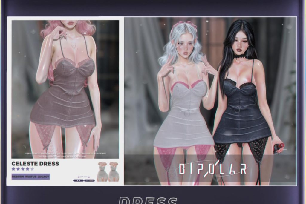 Celeste Dress - Legacy/Reborn/+mods, L$499 each/L$1599 FP