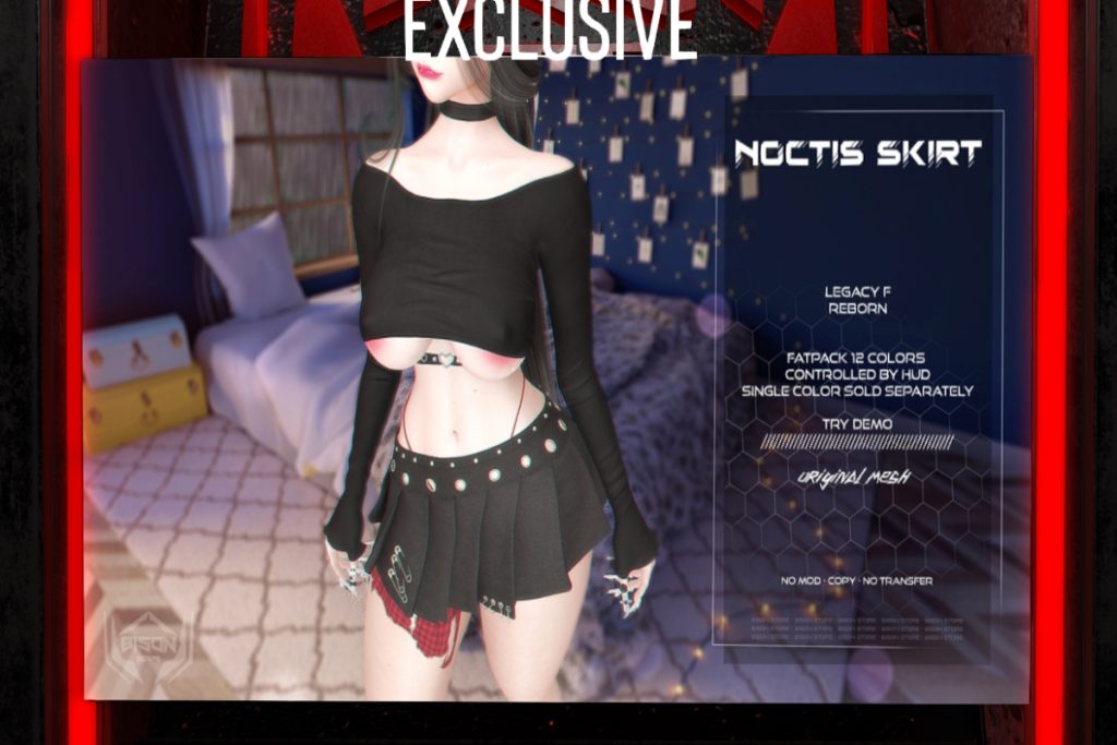 Noctis Skirt - Legacy/Reborn, L$299 each/L$1120 FP
