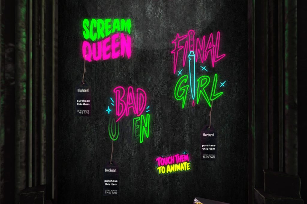 Neon Goth, L$99 each/L$199 FP