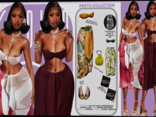 Araya Shirt Skirt and Heels, Legacy/Inithium/Reborn/Yentements/+mods, L$222 each/L$444-L$888 FP