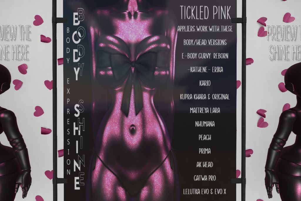Tickled Pink Body Shine - See Ad For Fits, L$500