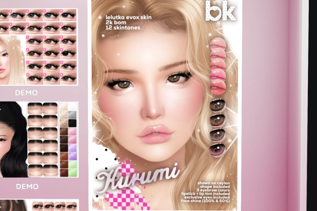 Kurumi Skin - EvoX, L$540 each/L$2000 FP