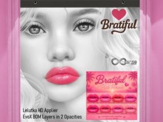 Pink Paradise Lips - EvoX, L$199