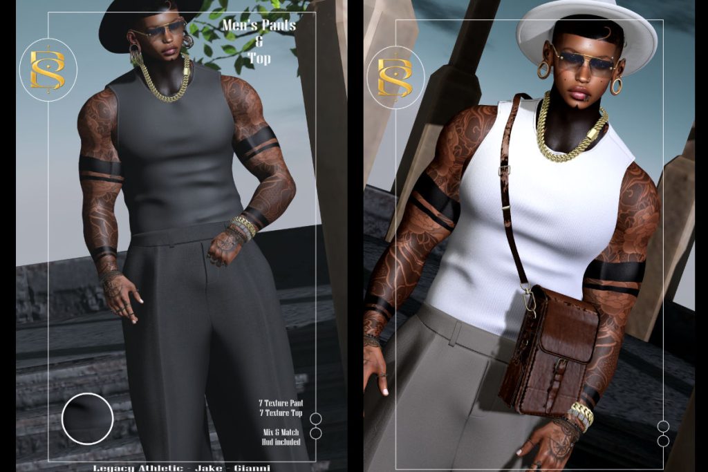 Men's Pants &amp; Top - Gianna/Jake/Legacy, L$399 - L$799 FP