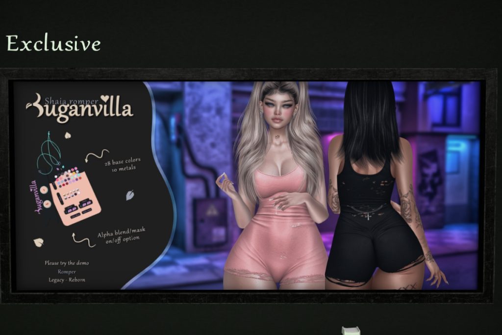 Shaia Romper - Legacy/Reborn, L$272 each/L$1522 FP
