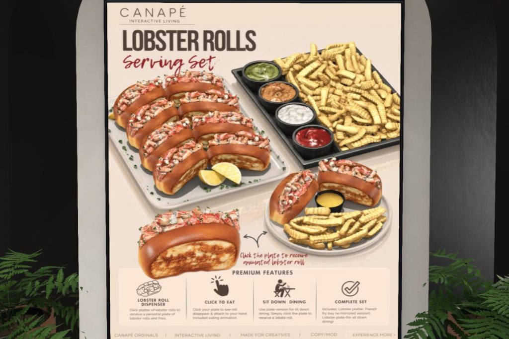 Lobster Rolls Serving Set, L$599