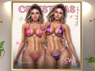 Allegoria Bikini - GenX Classic/Legacy/Maitreya/Reborn/+mods, L$155 each/L$555-L$755 each FP