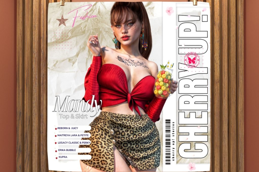 Mandy Top &amp; Skirt - Erika/Inithium/Legacy/Maitreya/Reborn/+mods, L$199 each/L$999 each FP
