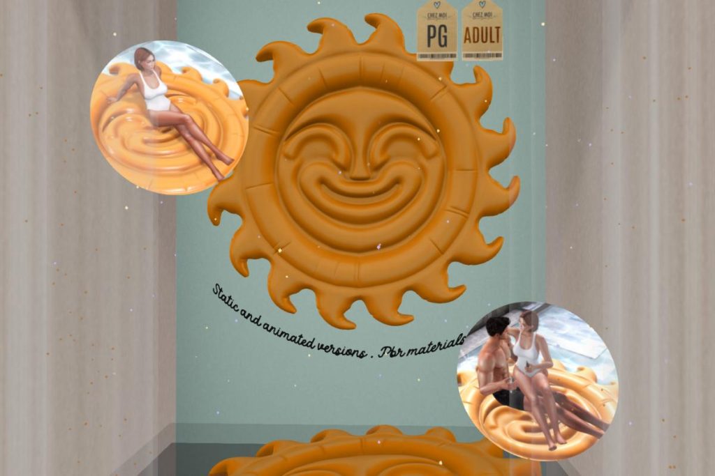 Floating Sun Floaty, L$88-L$288 each