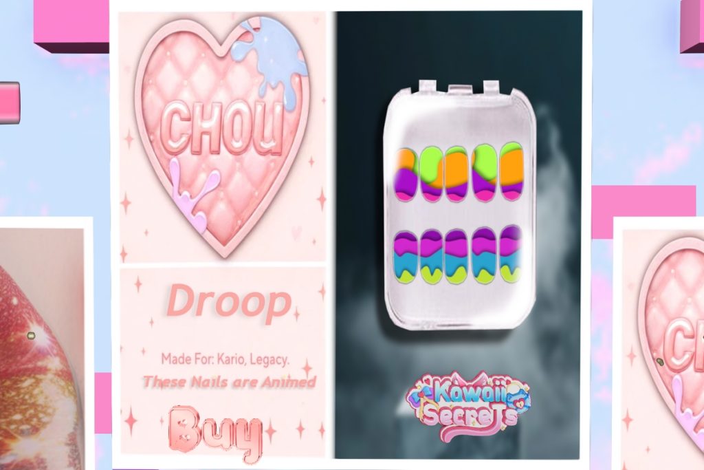 Droop Male Nails - Kario/Legacy, L$399