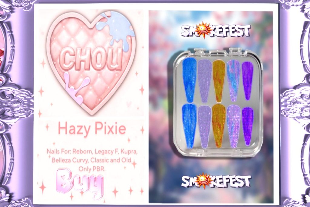 Hazy Pixie Nail Set - Belleza OG/Inithium/Legacy/Reborn, L$399