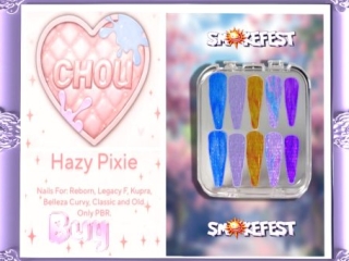 Hazy Pixie Nail Set - Belleza OG/Inithium/Legacy/Reborn, L$399