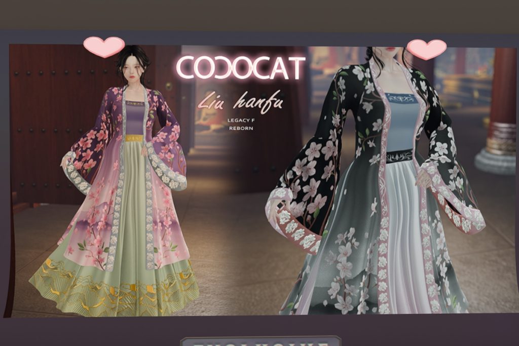 Jin Hanfu Set - Legacy/Reborn, L$310 each/L$1390 FP