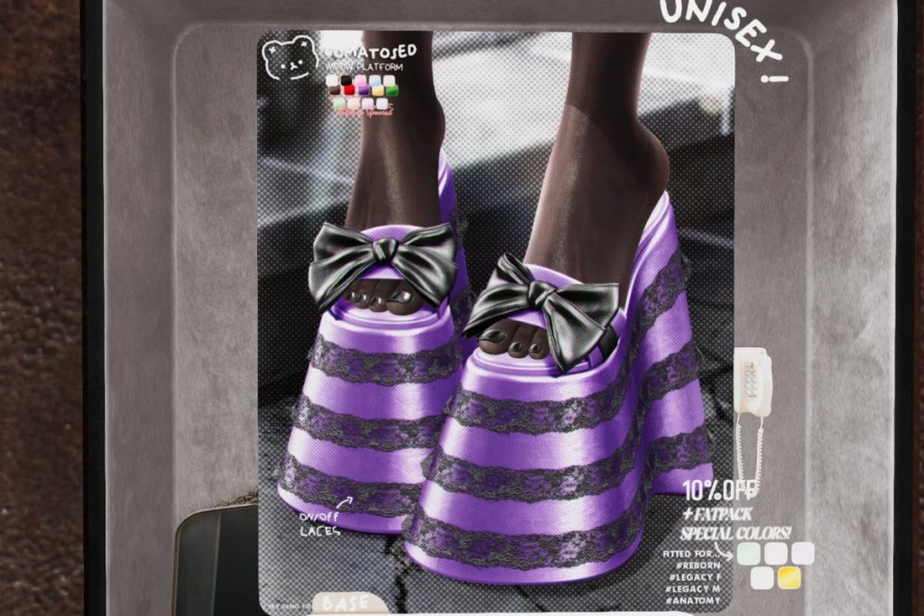 Widow Platform - Anatomy/Legacy F+M/Reborn, L$225 each/L$1080 FP