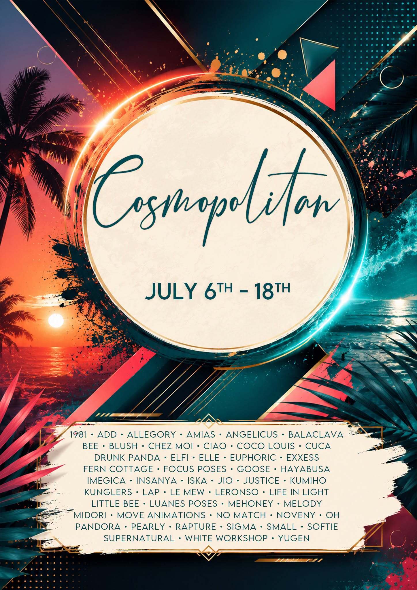 LET THE SHOPPING MAGIC BEGIN AT COSMOPOLITAN