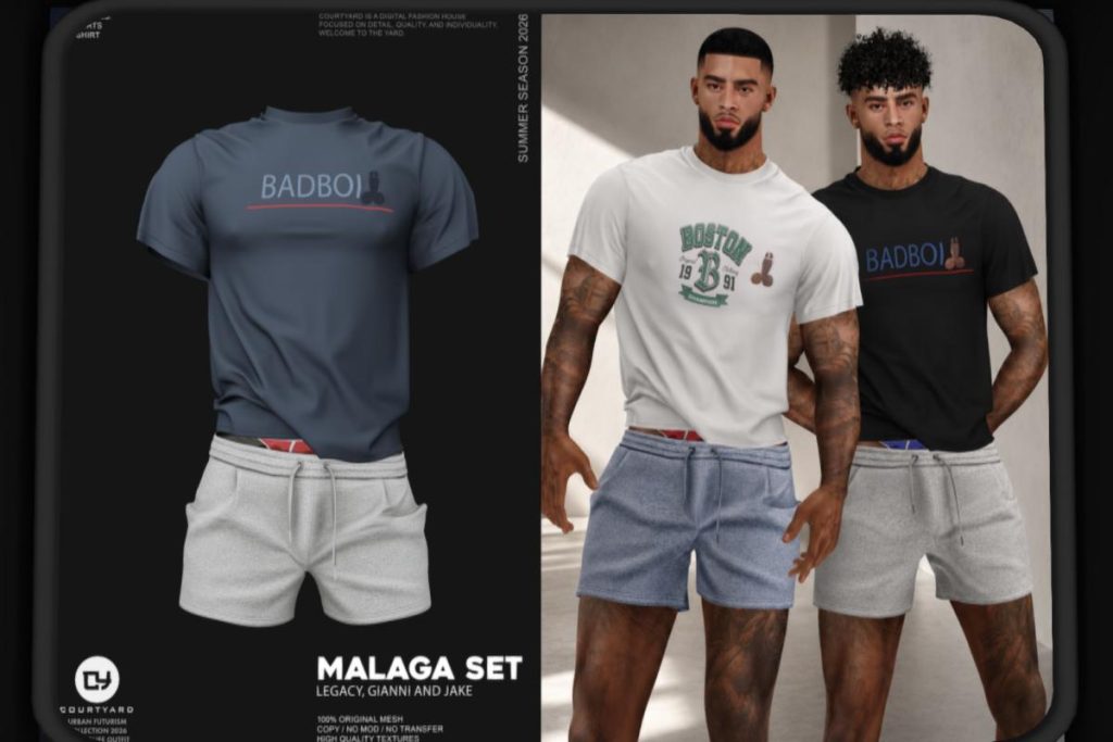 Malaga Set - Gianni/Jake/Legacy, L$269 each/L$1499 each FP