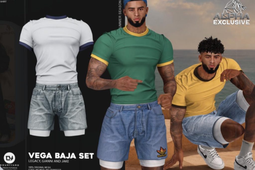 Vega Baja Set - Gianni/Jake/legacy, L$279-L$299 each/L$1499-L$1699 each FP