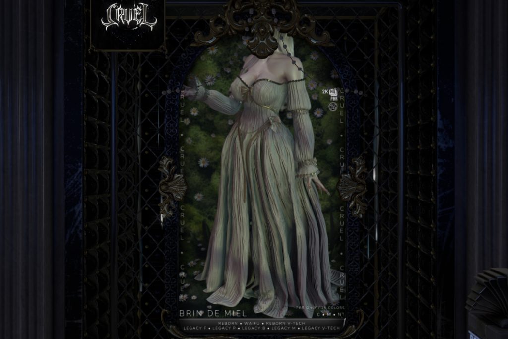 Brin de Miel Dress - Legacy F+M/MaitreyaX/Reborn/+mods, L$999
