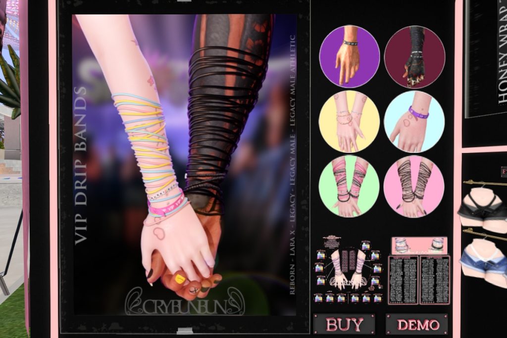 VIP Drip Bands - Legacy F+M/MaitreyaX/Reborn/+mods, L$420