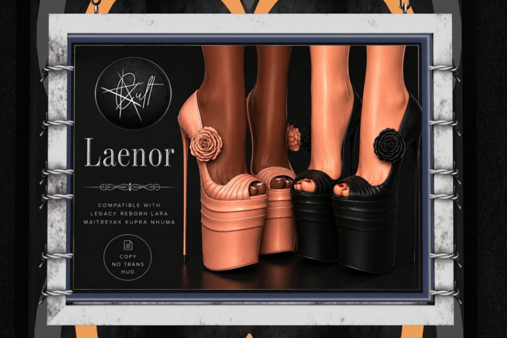 Laenor Heels - Inithium/Legacy/Maitreya/Nhumana/Reborn/+mods, L$369 FP