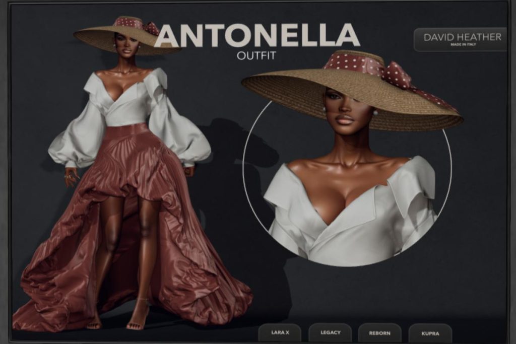 Antonella Outfit - Inithium/Legacy/MaitreyaX/Reborn, L$288 each/L$188-L$2088 each FP