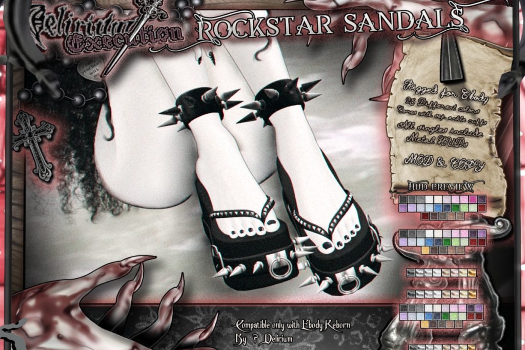 Rockstar Sanda - Reborn/+mods, L$339 each/L$1199 FP