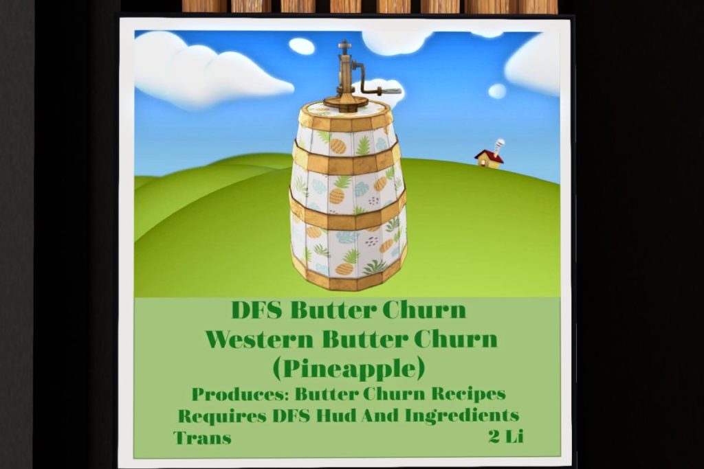 Butter Churn, L$150 each