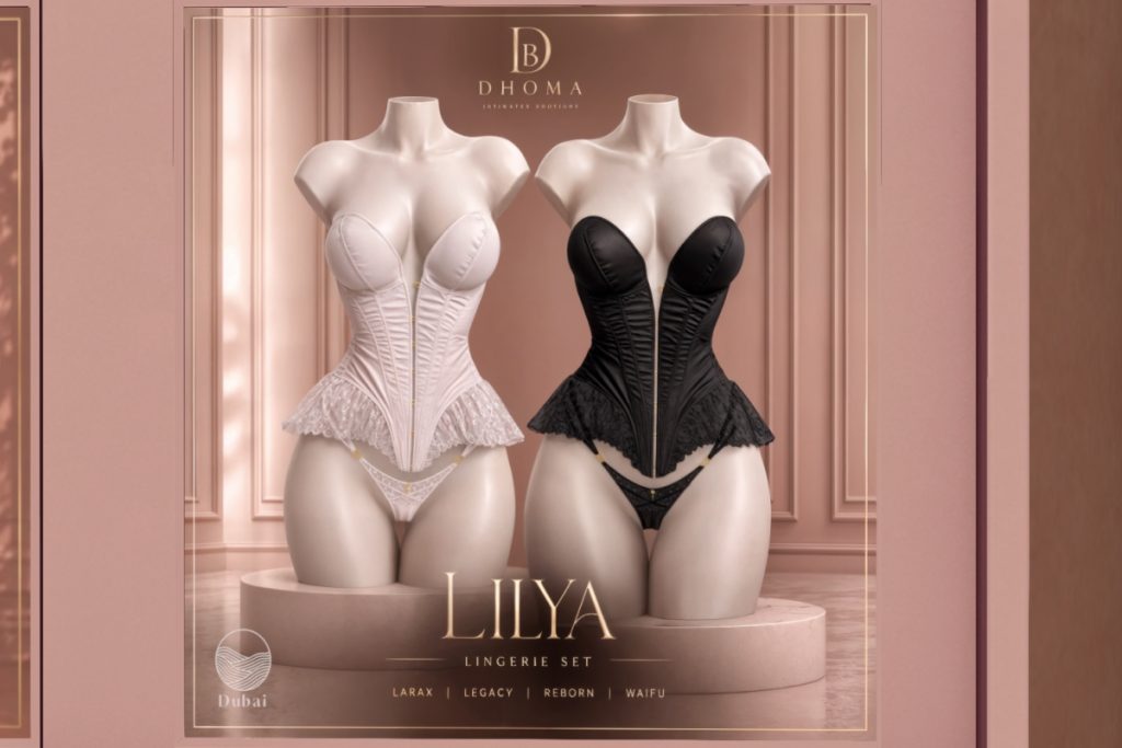 Liliya Lingerie Set - Legacy/MaitreyaX/Reborn/+mods, L$298 each/L$1298 FP