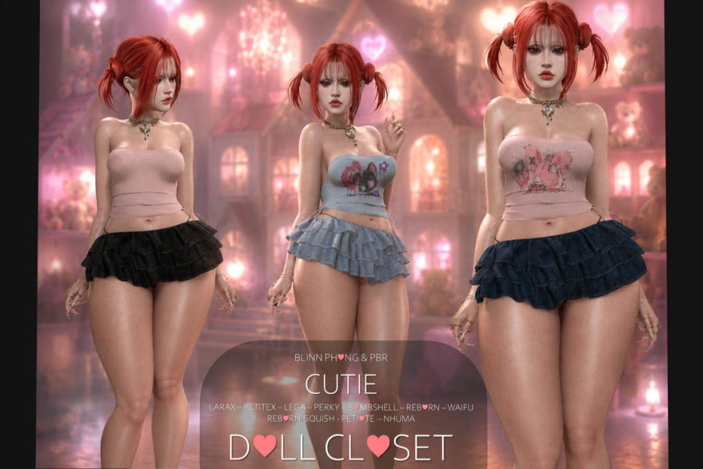 Cutie Set - Legacy/MaitreyaX/Nhumana/Reborn/+mods, L$699 each/L$1999 FP