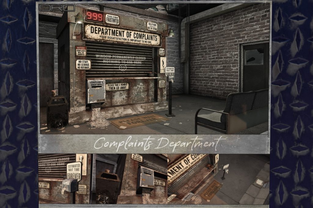 Complaints Department, L$599