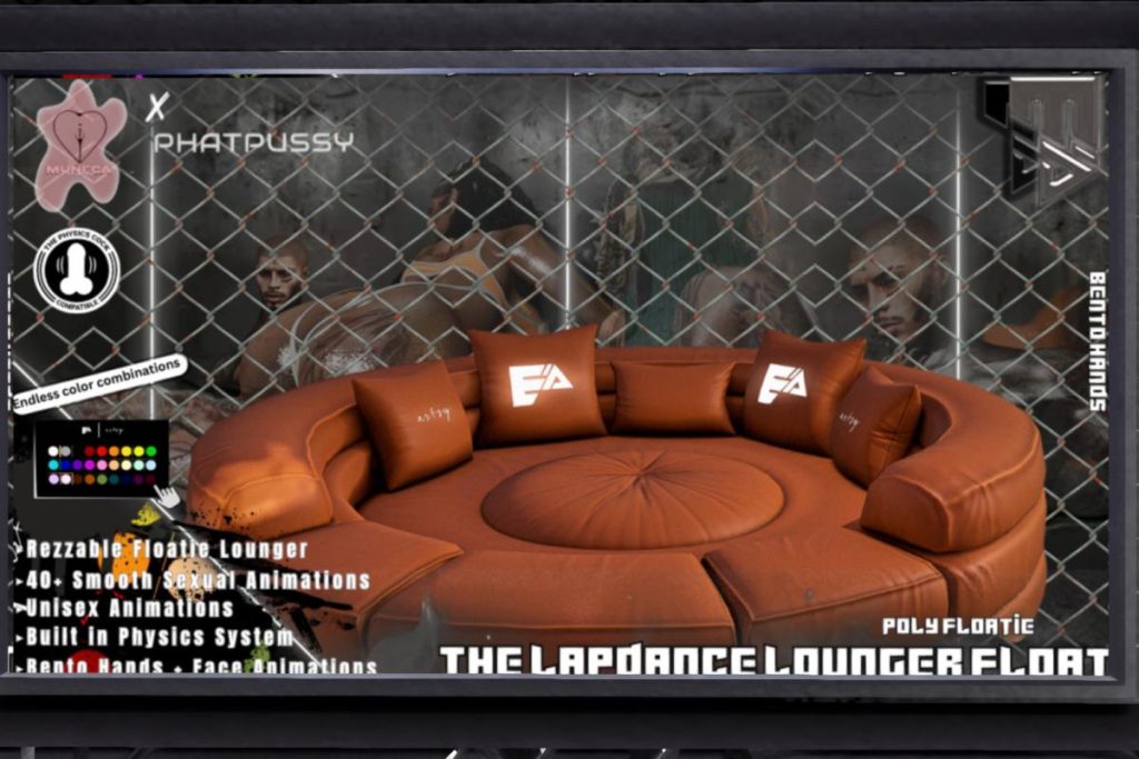 The Lapdance Lounger Float, L$3499