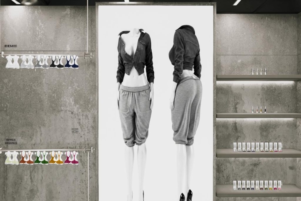 Anais Sweats and Denim Jacket - Inithium/Legacy/MaitreyaX/Yentements/+mods, L$299-L$399 each/L$999-L$1999 each FP
