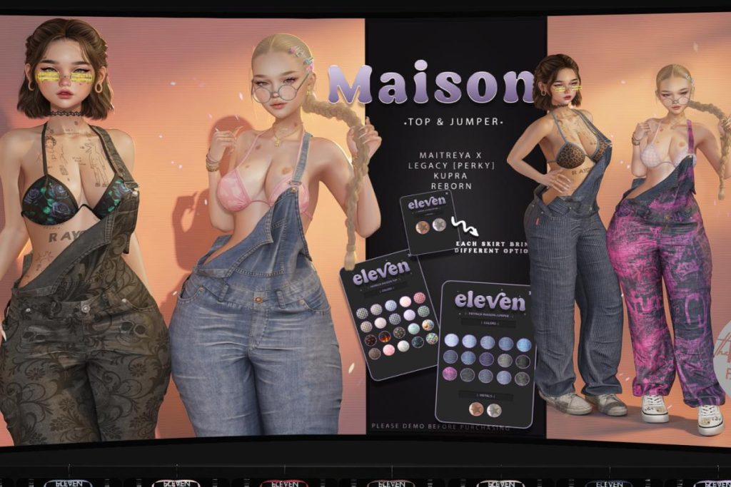 Maison Top &amp; Jumper -  Inithium/Legacy/MaitreyaX/Reborn/+mods, L$240 each/L$1299 each FP
