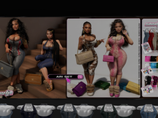 Ari Romper, Legacy/Inithium/Reborn/Yentements/+mods, L$350 each/L$850 FP, Ari Purse - L$899 FP, Ari Heels - L$899 FP