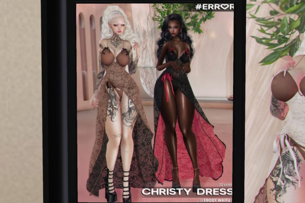 Christy Dress - Reborn/+mods, L$288 each /L$1288 FP
