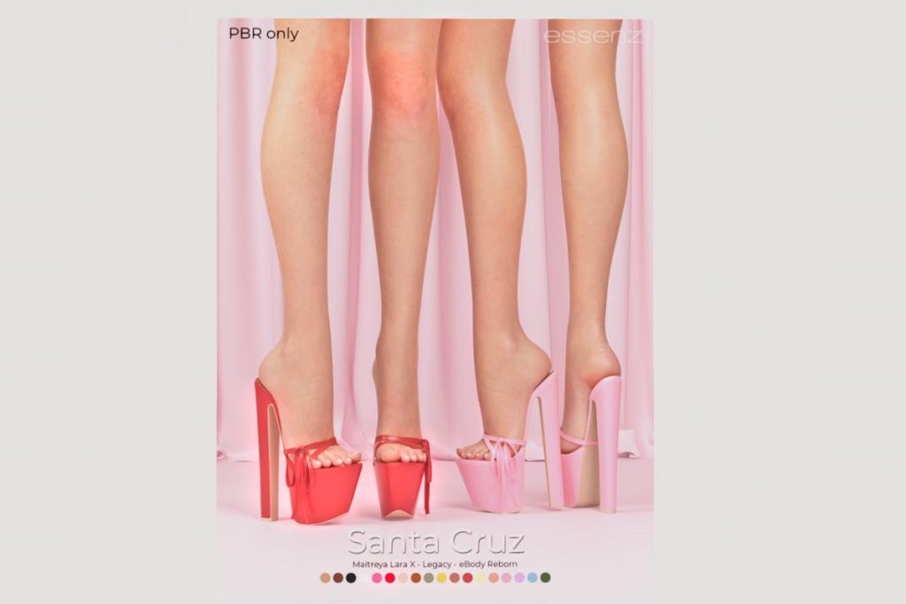 Santa Cruz Heels - Legacy/MaitreyaX/Reborn, L$299 each/L$399-L$1399 each FP