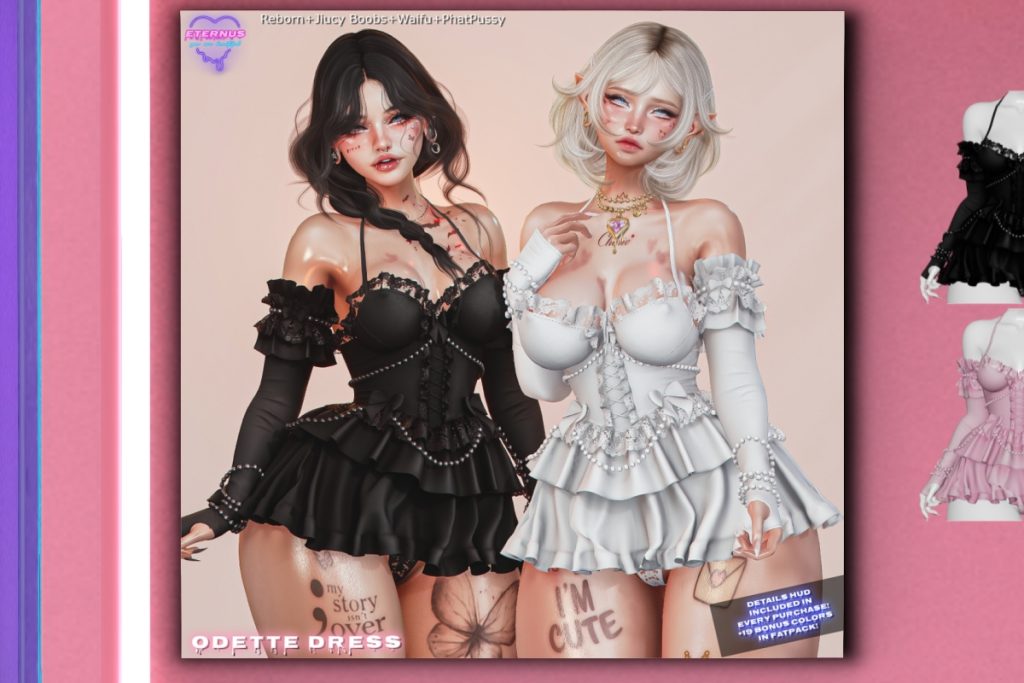 Odette Dress - Reborn/+mods, L$299 each/L$1499 FP