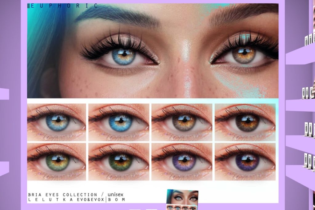 Bria Eyes - EvoX, L$380 each/L$700 FP