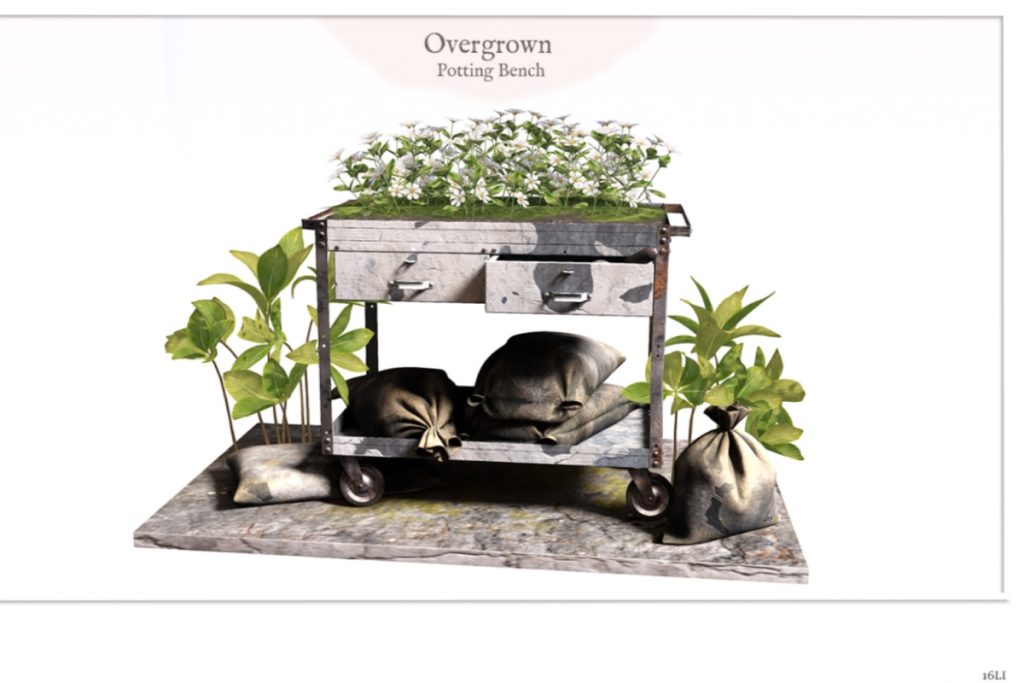 Overgrown Potting Bench, L$599