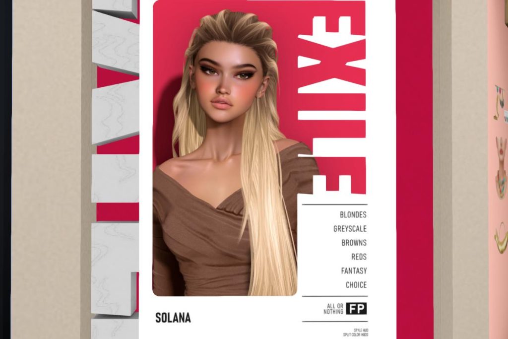 Solana Hair, L$188 each/L$888 FP
