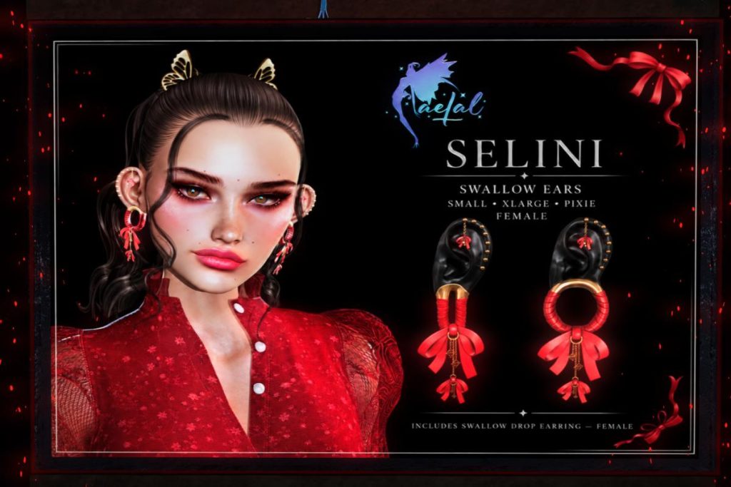 Selini Set - Swallow Pixie, S, &amp; XL F Ears, L$329
